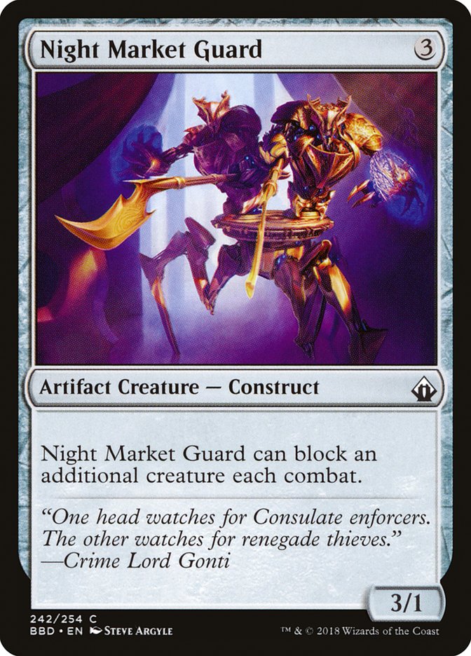 Night Market Guard 242 (Battlebond)  - Foil | Good Games Adelaide SA