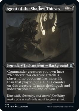 Agent of the Shadow Thieves Foil Etched 493 (Commander Legends: Battle for Baldur's Gate)  - Foil | Good Games Adelaide SA