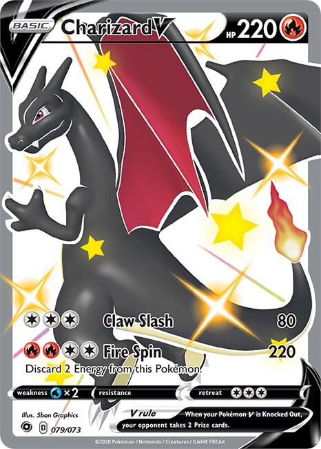 Charizard V Secret 79/73 (Champion's Path)  - Holofoil | Good Games Adelaide SA