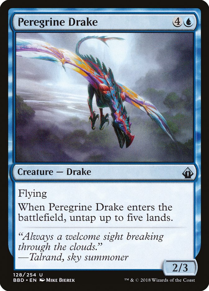 Peregrine Drake 128 (Battlebond)  - Foil | Good Games Adelaide SA