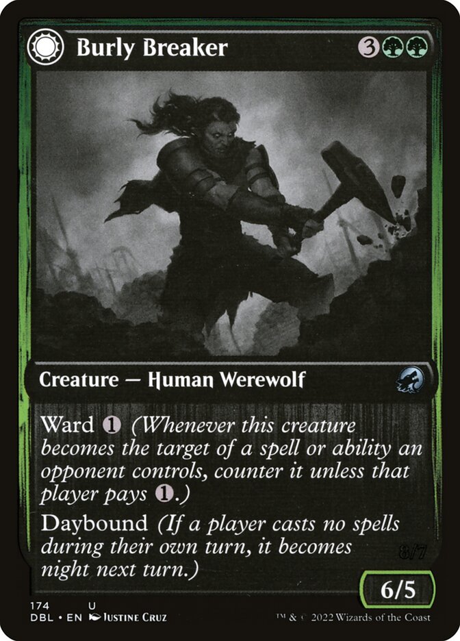 Burly Breaker // Dire-Strain Demolisher 174 (Innistrad: Double Feature)  | Good Games Adelaide SA