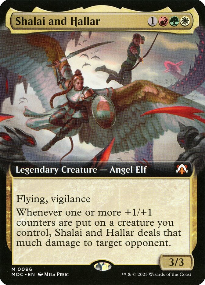 Shalai and Hallar 96 (Commander: March of the Machine)  - Extended Art | Good Games Adelaide SA