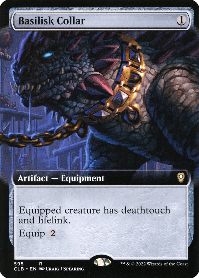 Basilisk Collar 595 (Commander Legends: Battle for Baldur's Gate)  - Foil | Good Games Adelaide SA