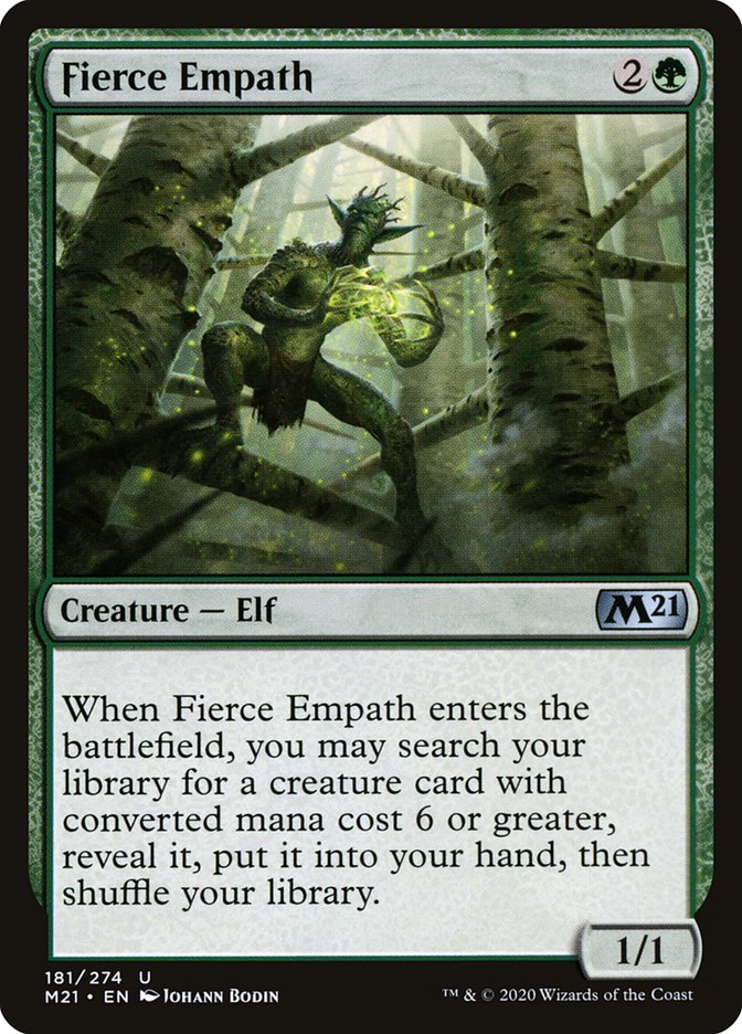 Fierce Empath 181 (Core Set 2021)  | Good Games Adelaide SA