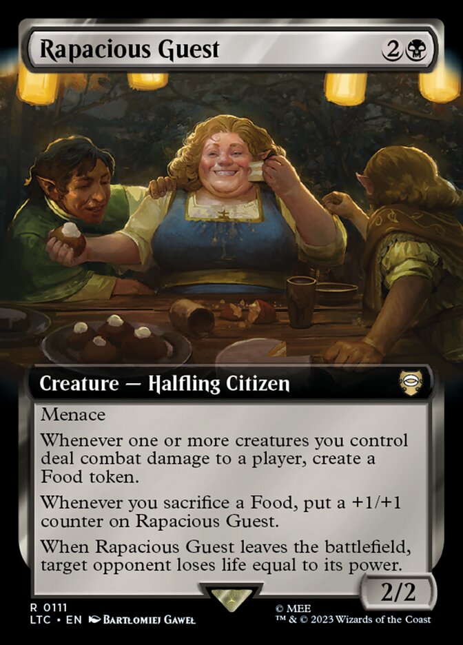 Rapacious Guest 111 (Commander: The Lord of the Rings: Tales of Middle-earth)  - Extended Art | Good Games Adelaide SA