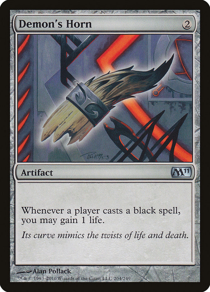 Demon's Horn 204 (Magic 2011 (M11))  - Foil | Good Games Adelaide SA