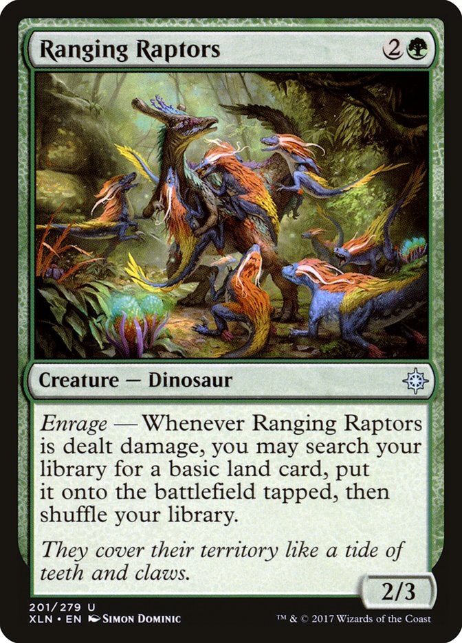 Ranging Raptors 201 (Ixalan)  - Foil | Good Games Adelaide SA