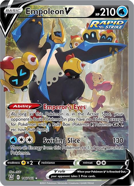 Empoleon V Alternate Full Art 146/163 (SWSH05: Battle Styles)  - Holofoil | Good Games Adelaide SA