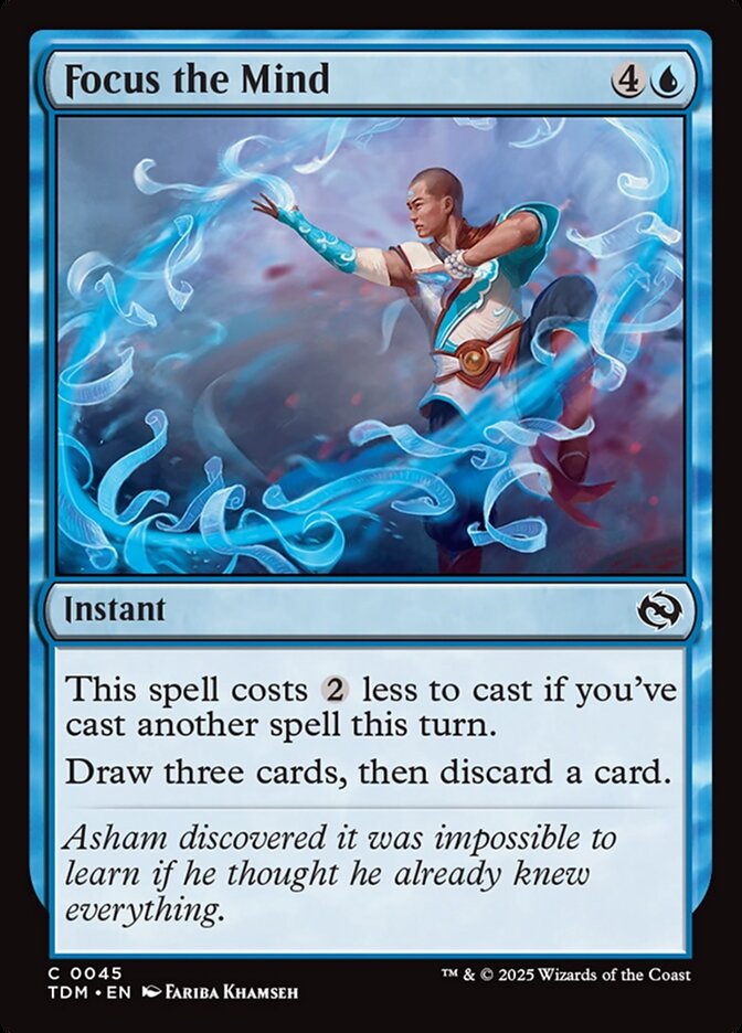 Focus the Mind 45 (Tarkir: Dragonstorm)  - Foil | Good Games Adelaide SA