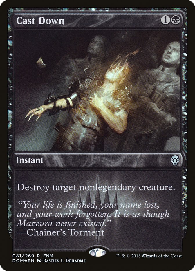 Cast Down 81 (FNM Promos)  - Foil | Good Games Adelaide SA