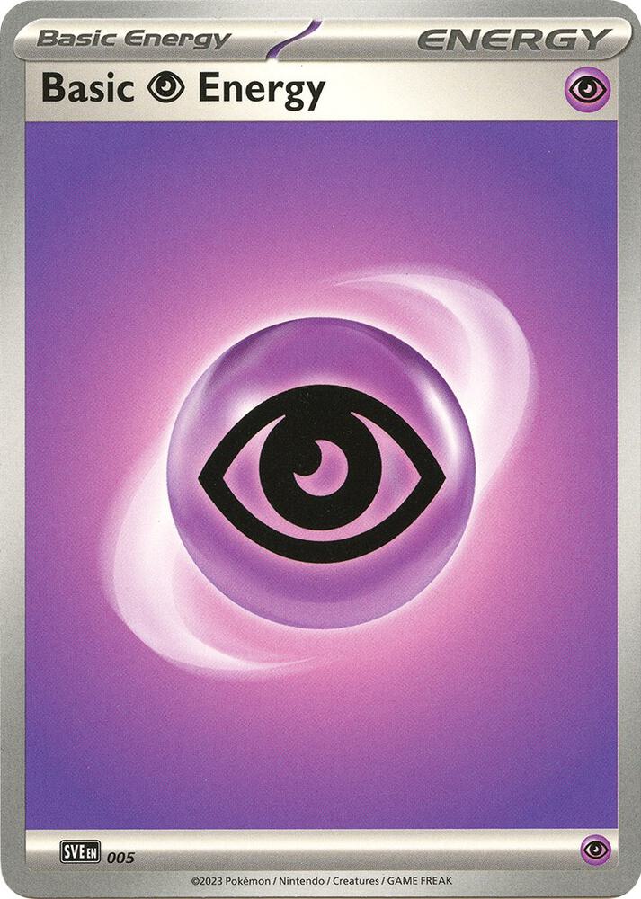 Basic Psychic Energy 005 005 (SVE: Scarlet & Violet Energies)  | Good Games Adelaide SA