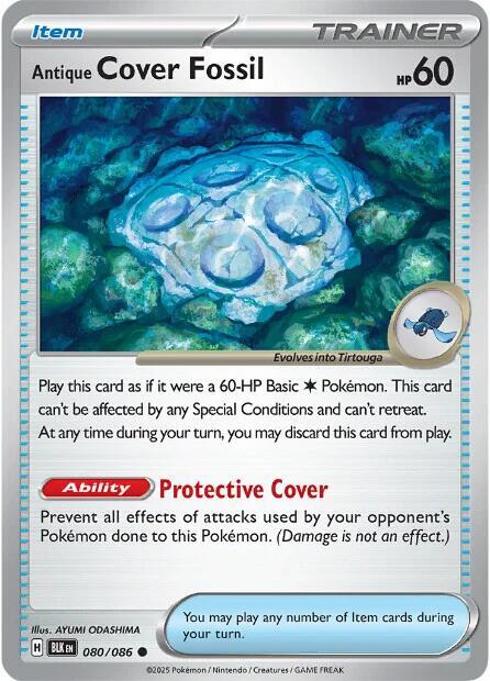 Antique Cover Fossil 080/086 (SV: Black Bolt)  - Reverse Holofoil | Good Games Adelaide SA