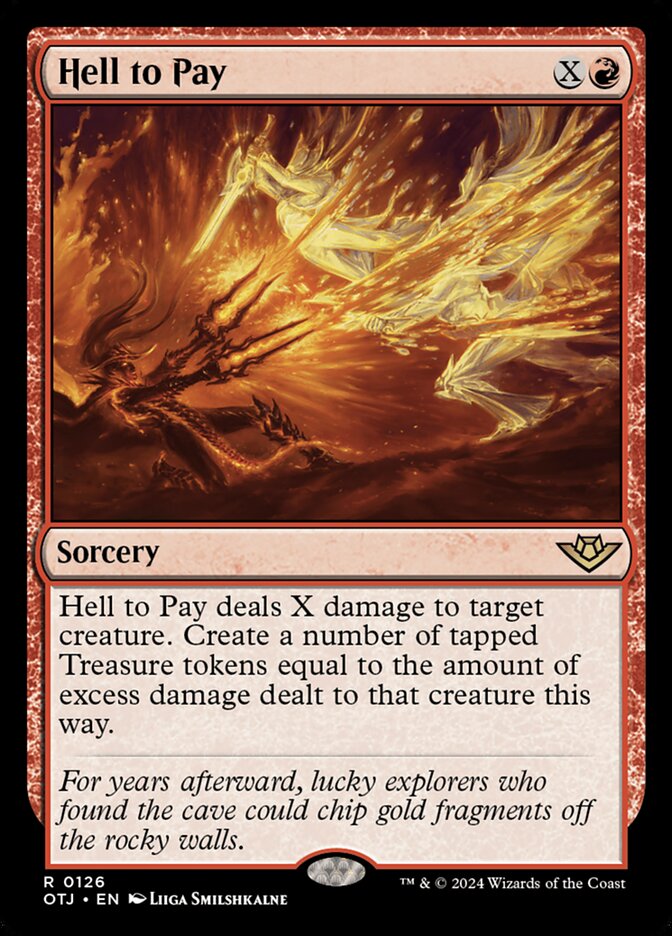 Hell to Pay 126 (Outlaws of Thunder Junction)  - Foil | Good Games Adelaide SA