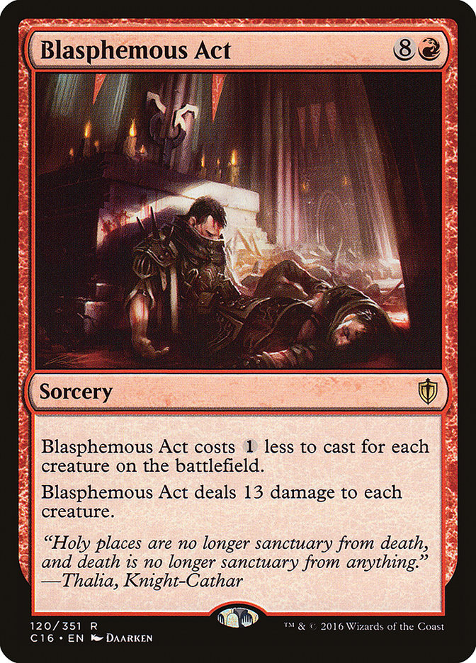Blasphemous Act 120 (Commander 2016)  | Good Games Adelaide SA