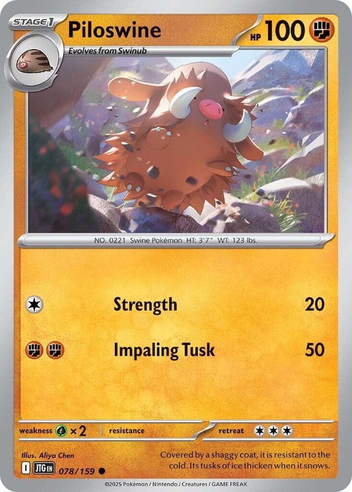 Piloswine 078/159 (SV09: Journey Together)  | Good Games Adelaide SA