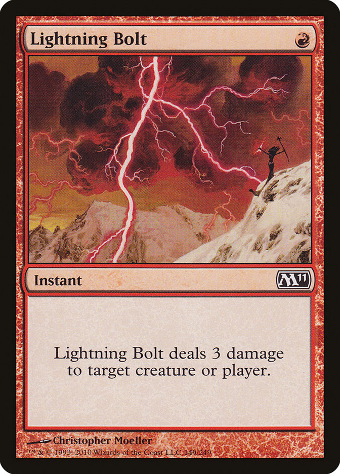 Lightning Bolt 149 (Magic 2011 (M11))  | Good Games Adelaide SA