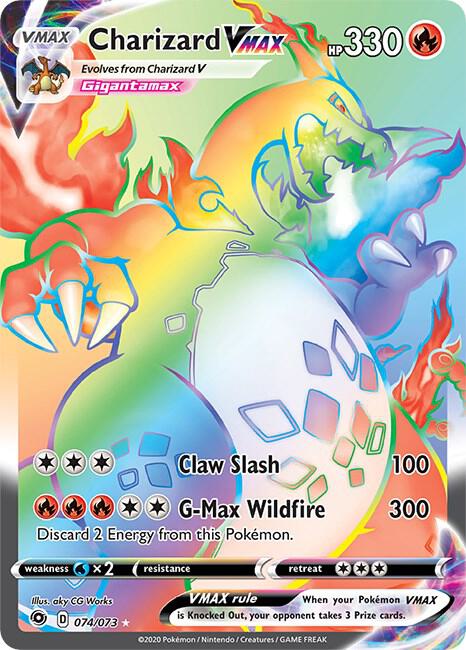 Charizard VMAX Secret 74/73 (Champion's Path)  - Holofoil | Good Games Adelaide SA
