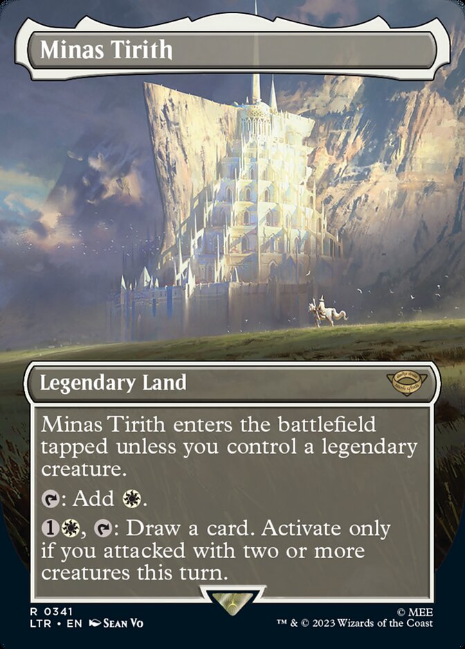 Minas Tirith 341 (Universes Beyond: The Lord of the Rings: Tales of Middle-earth)  - Borderless | Good Games Adelaide SA