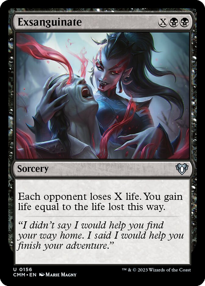 Exsanguinate 156 (Commander Masters)  - Foil | Good Games Adelaide SA