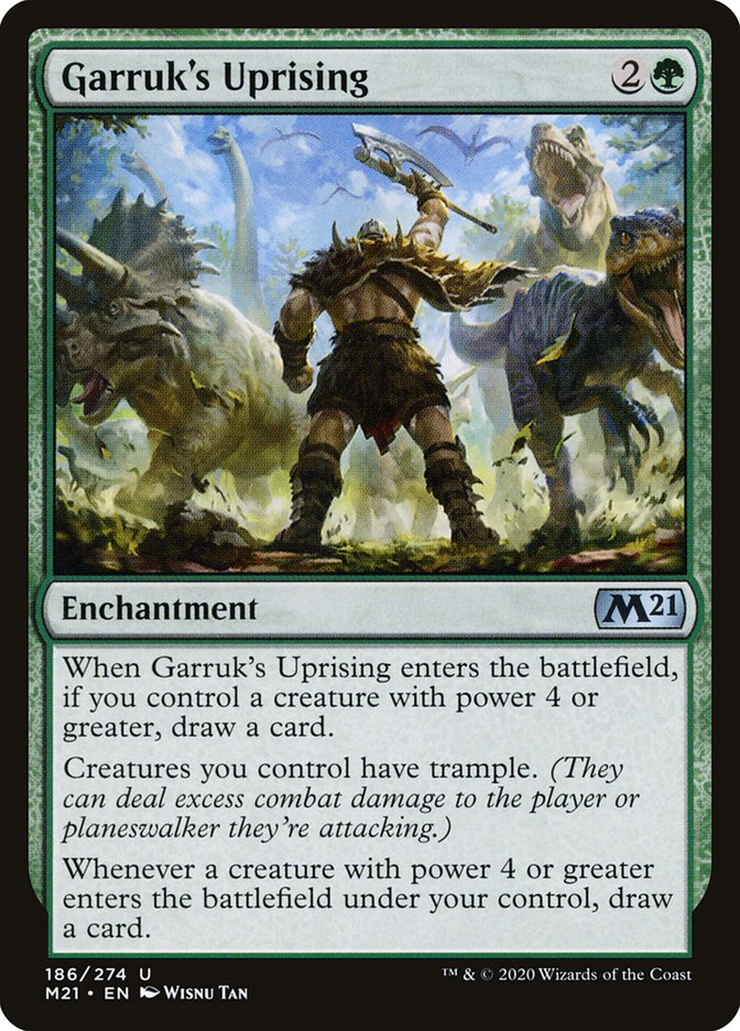 Garruk's Uprising 186 (Core Set 2021)  - Foil | Good Games Adelaide SA