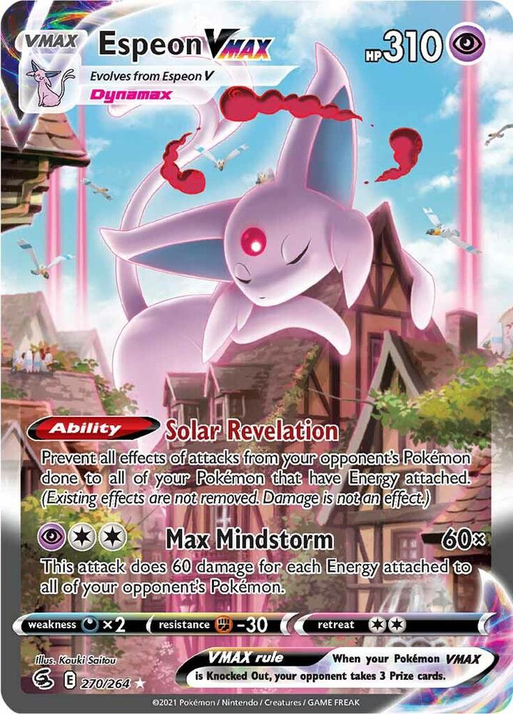 Espeon VMAX Alternate Art Secret 270/264 (SWSH08: Fusion Strike)  - Holofoil | Good Games Adelaide SA