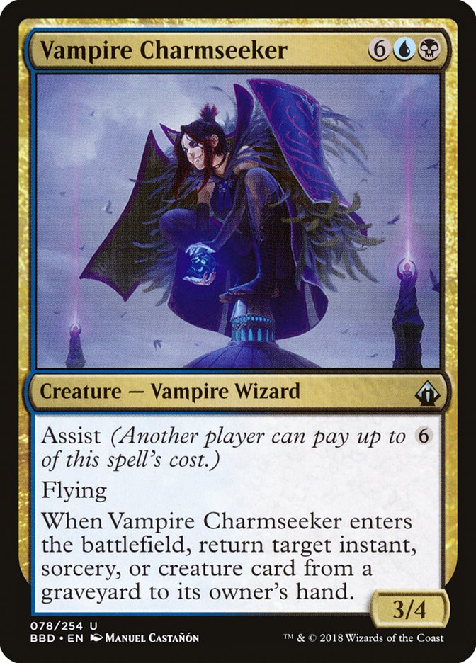 Vampire Charmseeker 78 (Battlebond)  - Foil | Good Games Adelaide SA