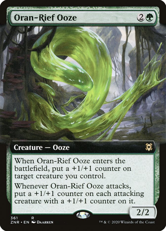 Oran-Rief Ooze 361 (Zendikar Rising)  - Foil | Good Games Adelaide SA