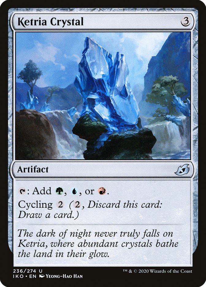 Ketria Crystal 236 (Ikoria: Lair of Behemoths)  - Foil | Good Games Adelaide SA