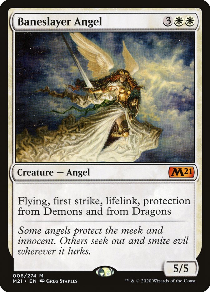 Baneslayer Angel 6 (Core Set 2021)  | Good Games Adelaide SA