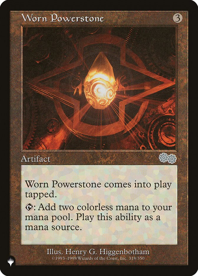 Worn Powerstone 318/350 (The List Reprints)  | Good Games Adelaide SA