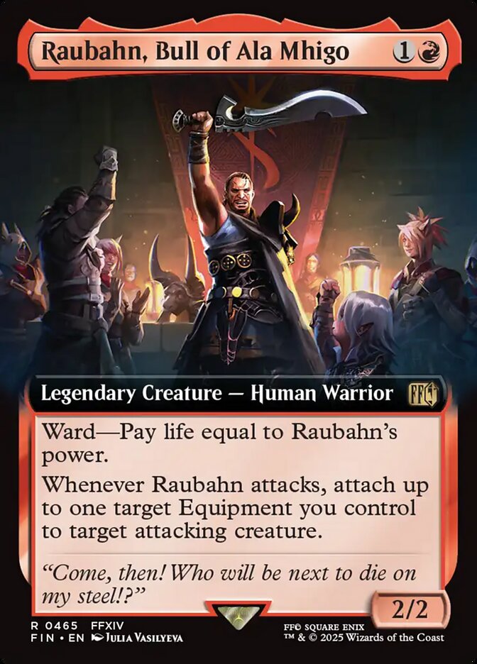 Raubahn, Bull of Ala Mhigo 465/309 (FINAL FANTASY)  - Extended Art | Good Games Adelaide SA