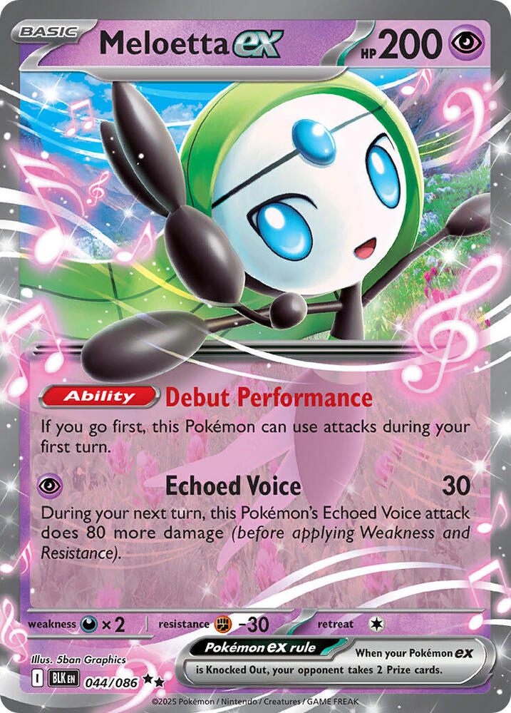Meloetta ex 044/086 (SV: Black Bolt)  - Holofoil | Good Games Adelaide SA