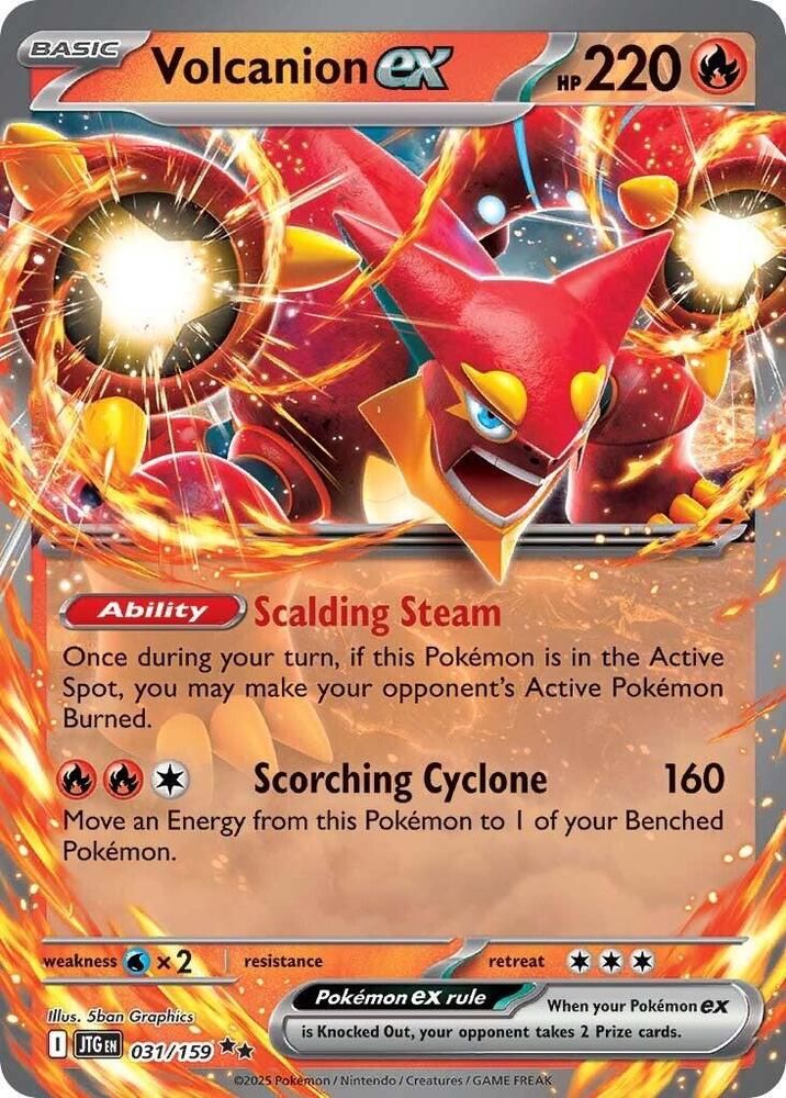 Volcanion ex 031/159 (SV09: Journey Together)  - Holofoil | Good Games Adelaide SA