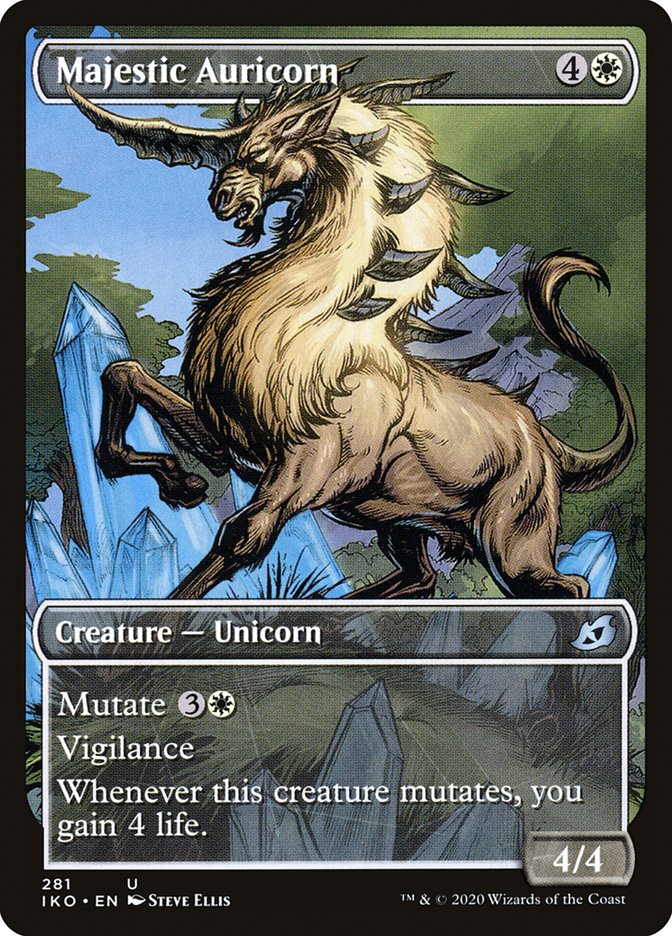 Majestic Auricorn 281 (Ikoria: Lair of Behemoths)  - Foil | Good Games Adelaide SA