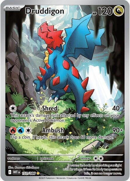 Druddigon 151 086 151/086 (SV: White Flare)  - Holofoil | Good Games Adelaide SA