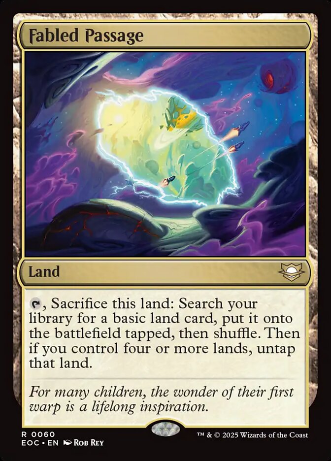 Fabled Passage 60 (Commander: Edge of Eternities)  | Good Games Adelaide SA