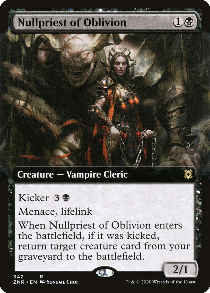 Nullpriest of Oblivion 342/280 (Zendikar Rising)  - Foil | Good Games Adelaide SA