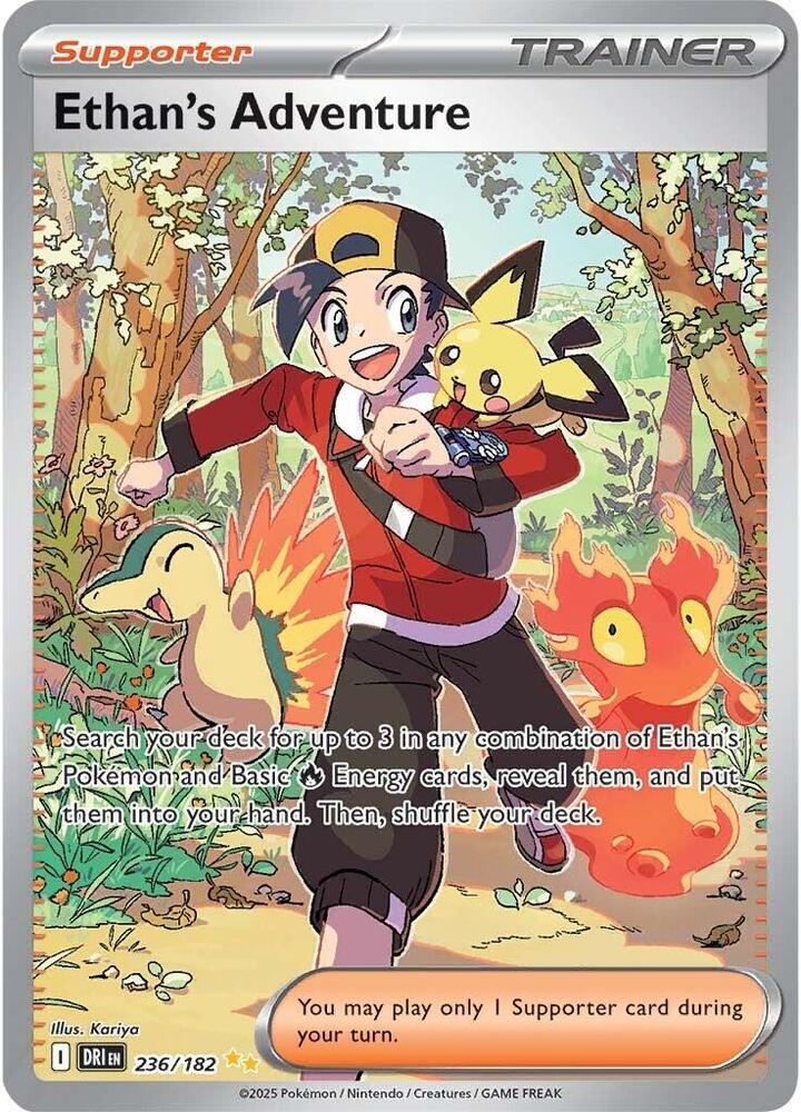 Ethan's Adventure 236/182 (SV10: Destined Rivals)  - Holofoil | Good Games Adelaide SA