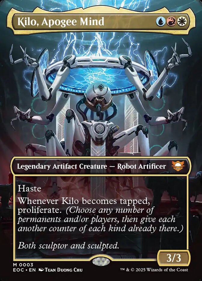 Kilo, Apogee Mind 3/24 (Commander: Edge of Eternities)  - Borderless Foil | Good Games Adelaide SA