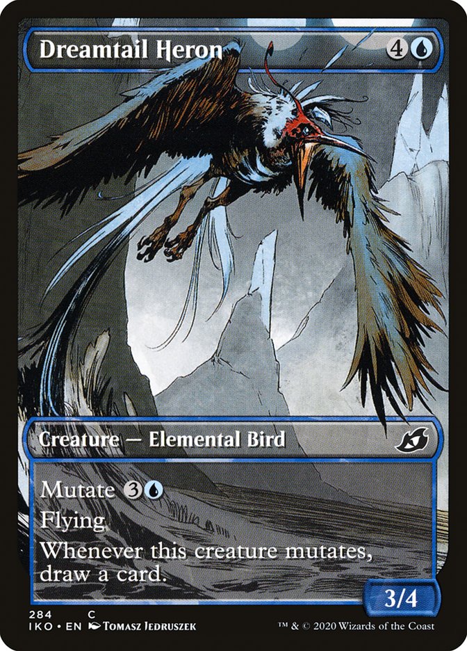 Dreamtail Heron 284 (Ikoria: Lair of Behemoths)  - Foil | Good Games Adelaide SA