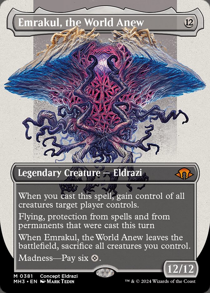 Emrakul, the World Anew 381/319 (Modern Horizons 3)  - Borderless | Good Games Adelaide SA