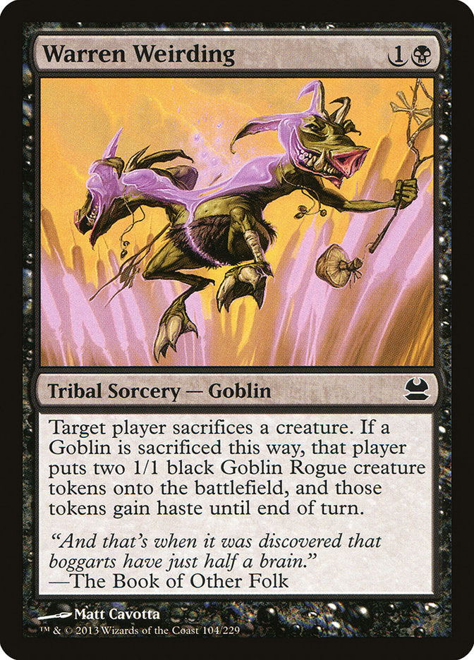 Warren Weirding 104 (Modern Masters)  | Good Games Adelaide SA