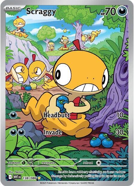 Scraggy 138/086 138/086 (SV: White Flare)  - Holofoil | Good Games Adelaide SA