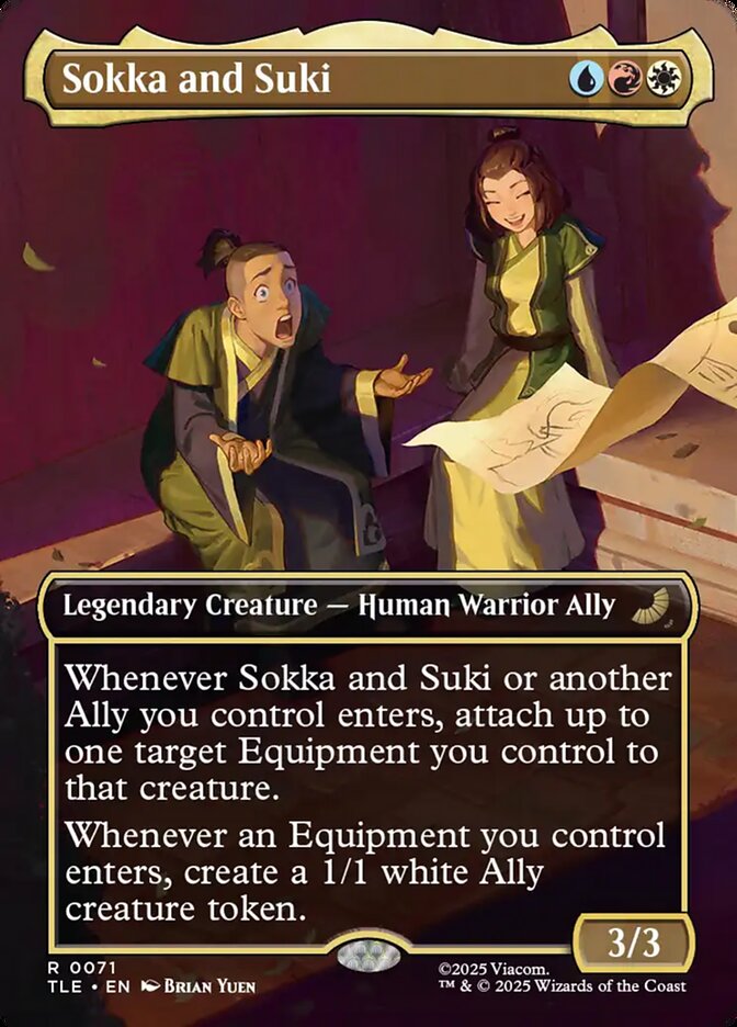 Sokka and Suki 71/0 (Avatar: The Last Airbender: Eternal-Legal)  - Borderless | Good Games Adelaide SA