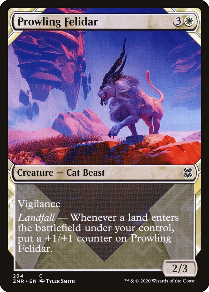 Prowling Felidar 294 (Zendikar Rising)  | Good Games Adelaide SA