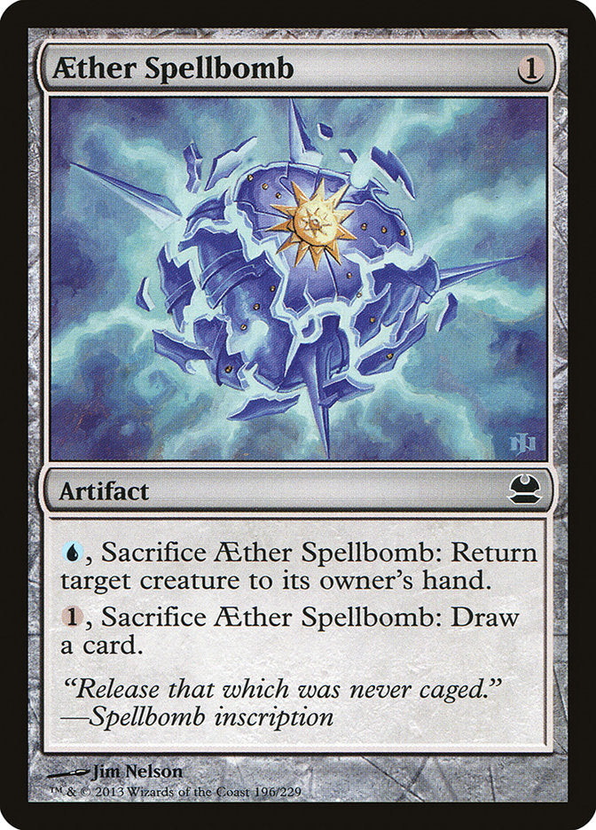 Aether Spellbomb 196 (Modern Masters)  - Foil | Good Games Adelaide SA