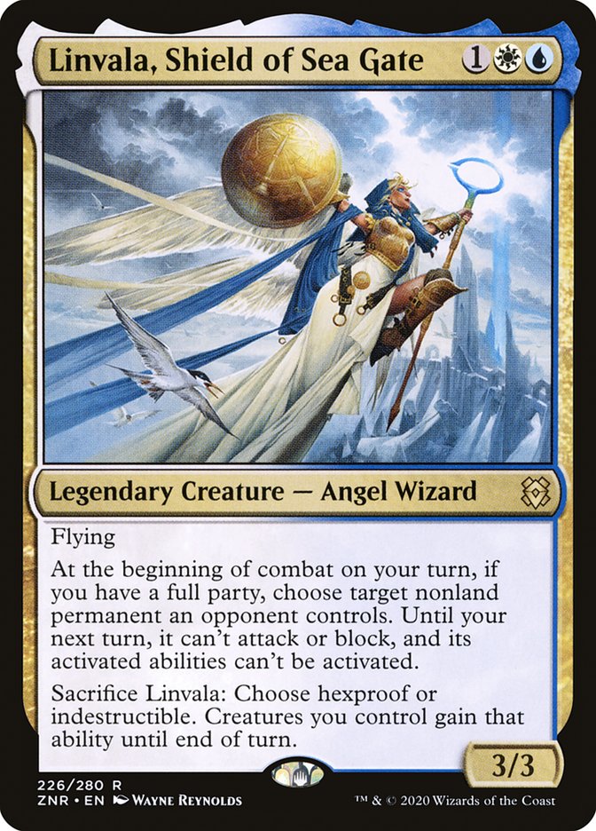 Linvala, Shield of Sea Gate 226 (Zendikar Rising)  - Foil | Good Games Adelaide SA