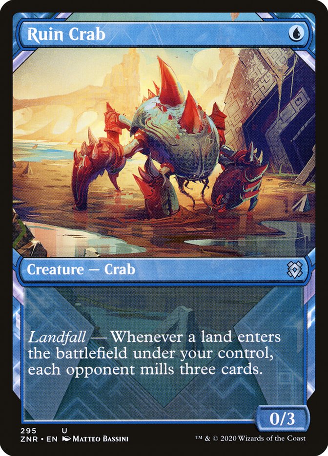 Ruin Crab 295 (Zendikar Rising)  - Foil | Good Games Adelaide SA