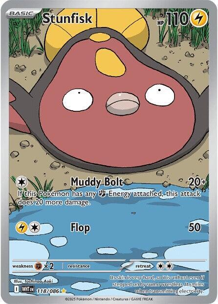 Stunfisk 118/086 118/086 (SV: White Flare)  - Holofoil | Good Games Adelaide SA