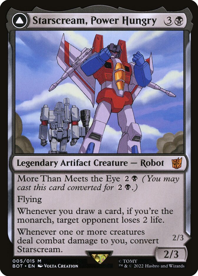 Starscream Power Hungry 5 (Universes Beyond: Transformers)  - Foil | Good Games Adelaide SA